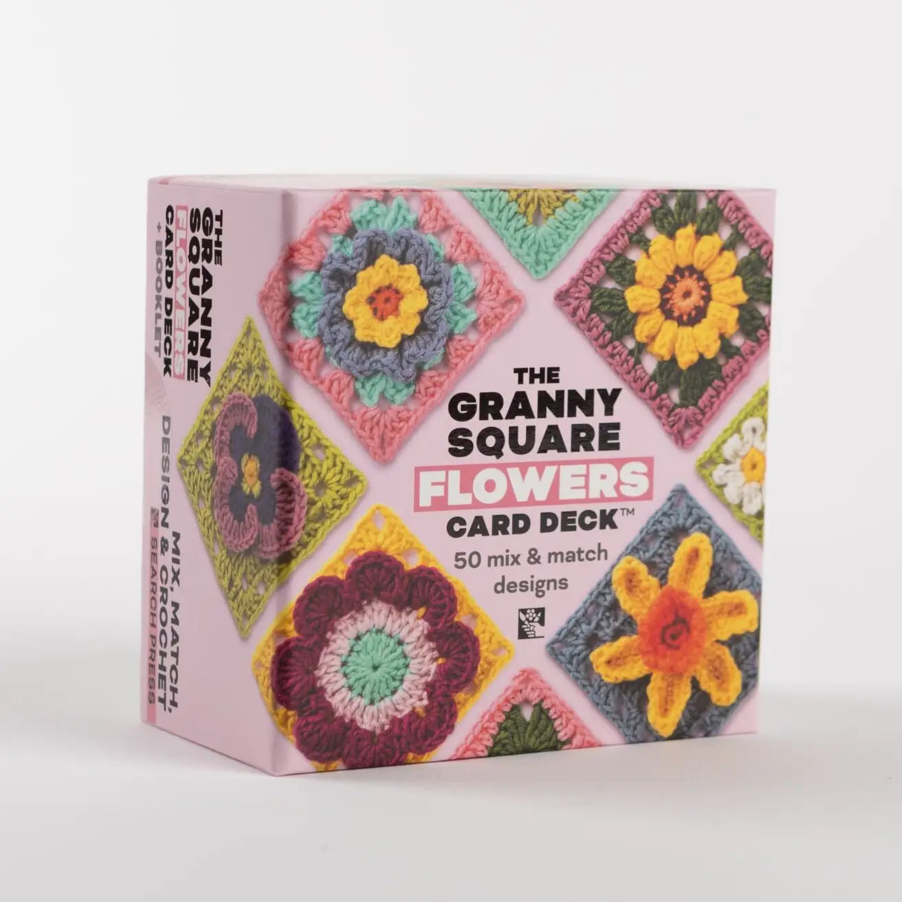the granny square flowers card deck