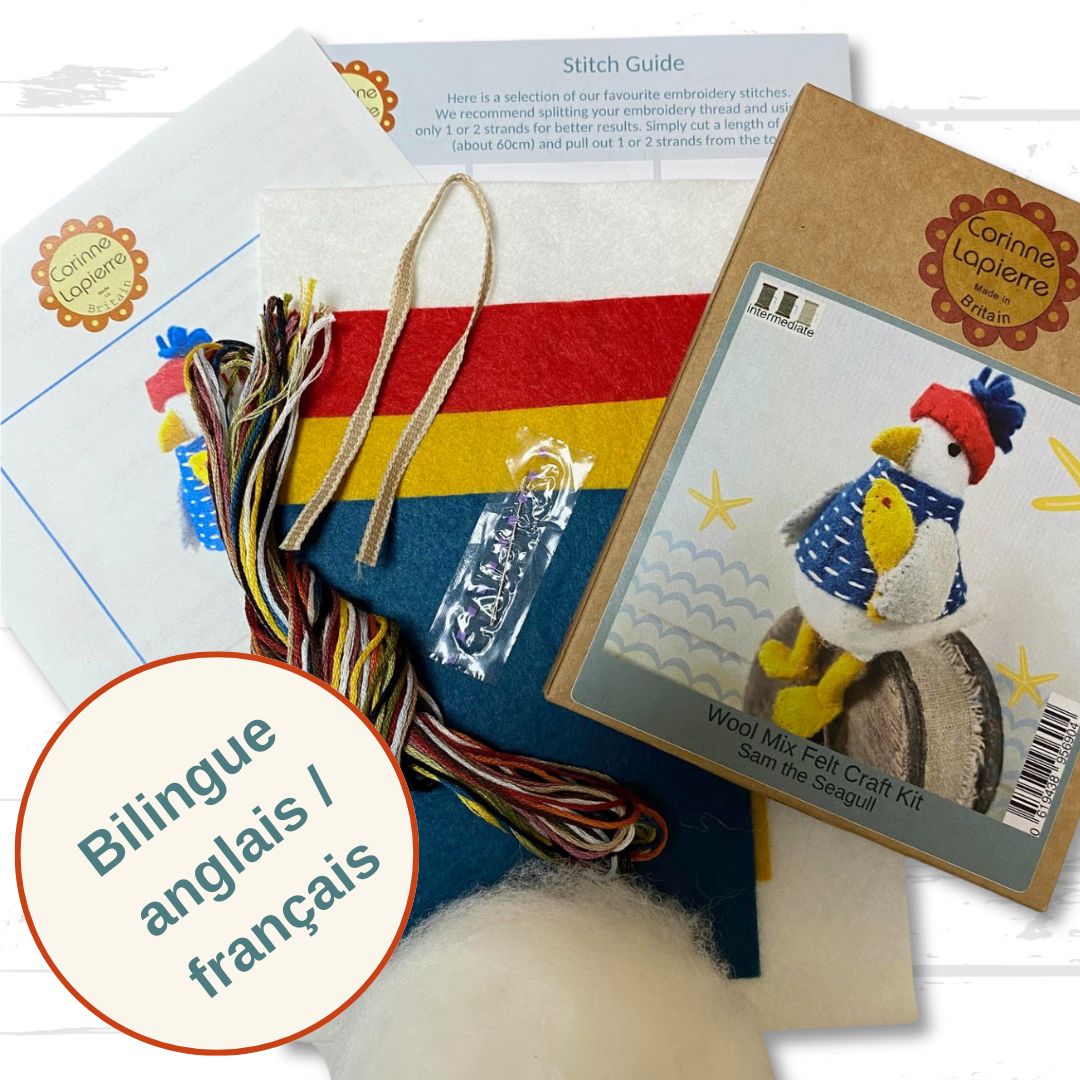 sam seagull felt kit