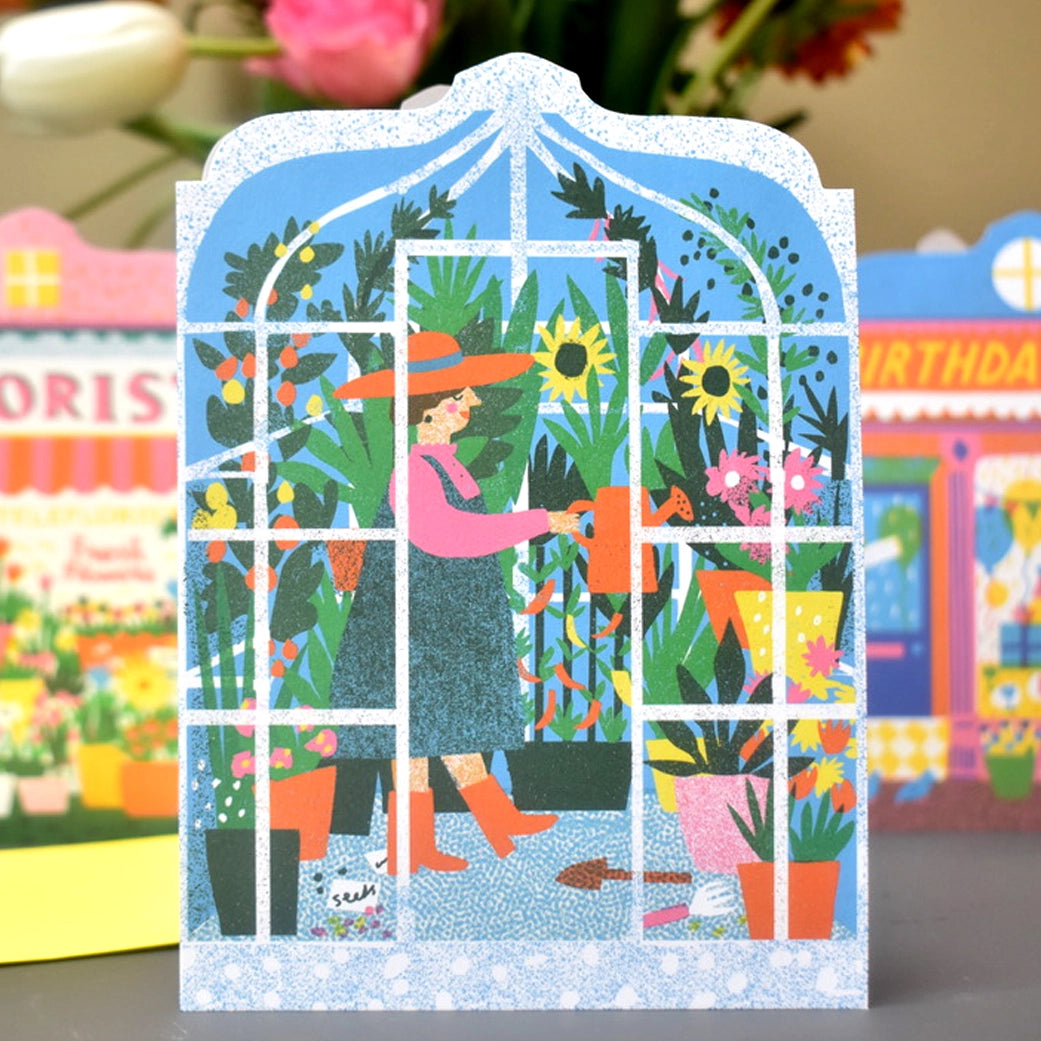 greenhouse note card