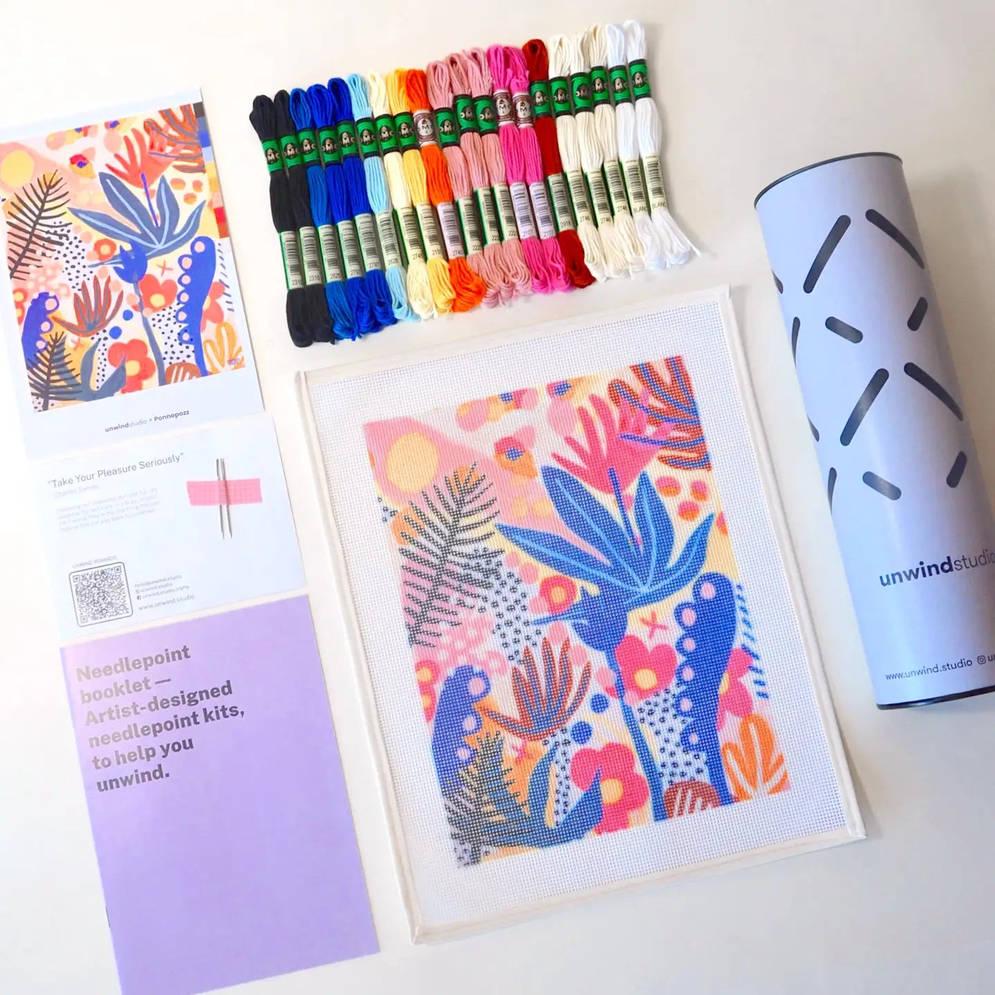 camille needlepoint kit