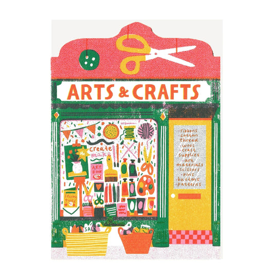 art and craft shop art card