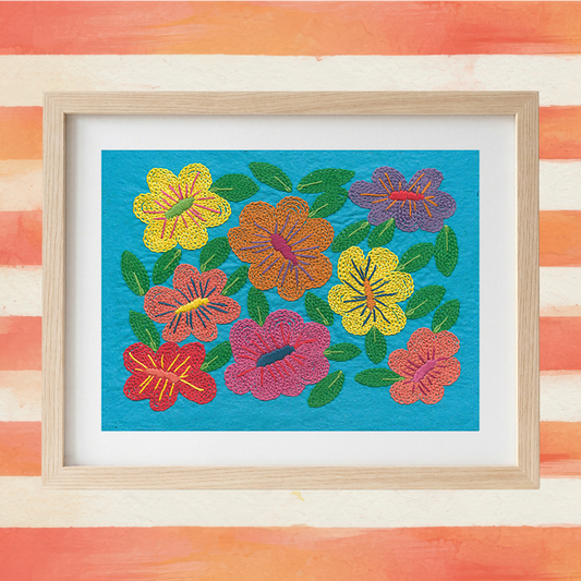 island dreaming embroidery on felt kit