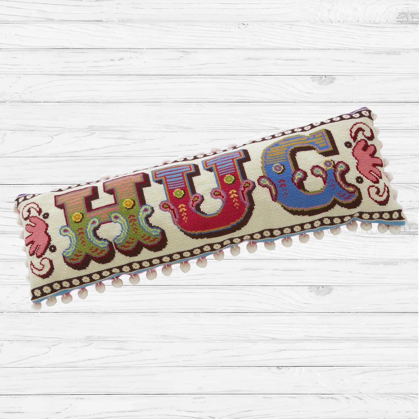 hug cross stitch cushion kit