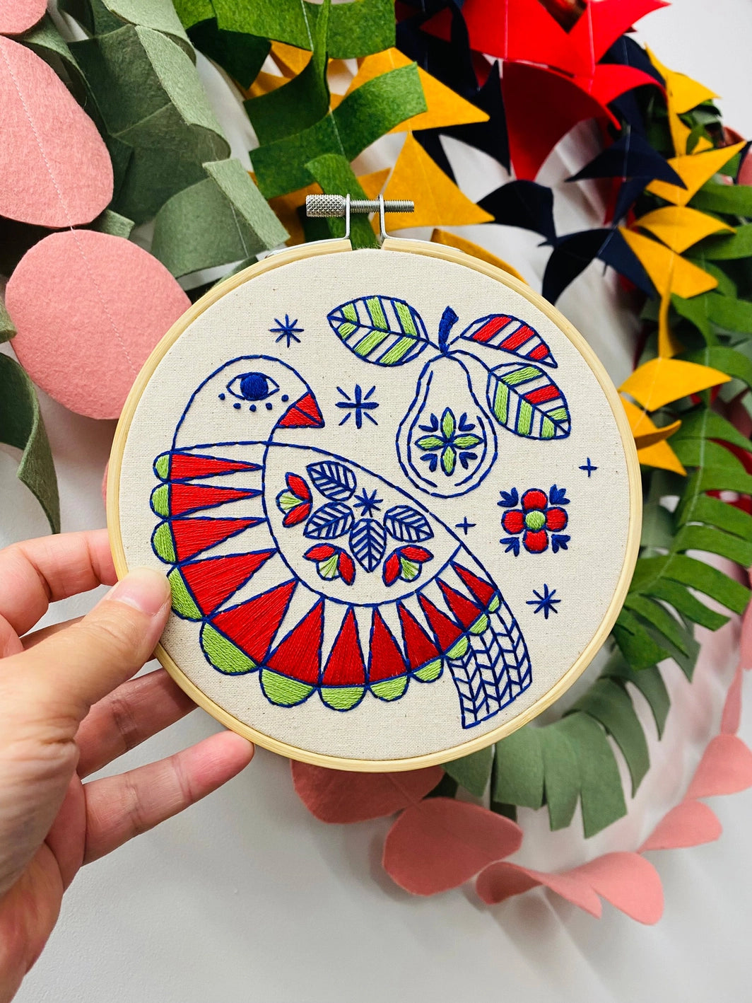 partridge embroidery kit